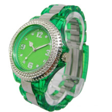 2013 Quartz Sports Transparent Plastic Watch